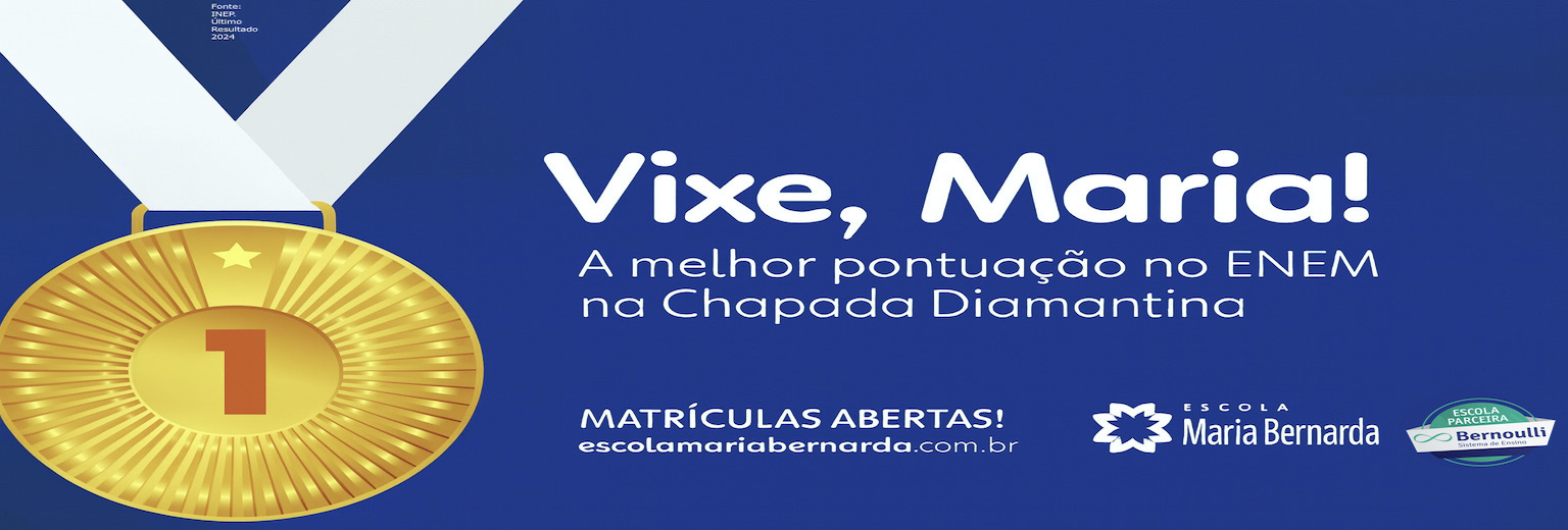 Banner Principal - Escola Maria Bernarda