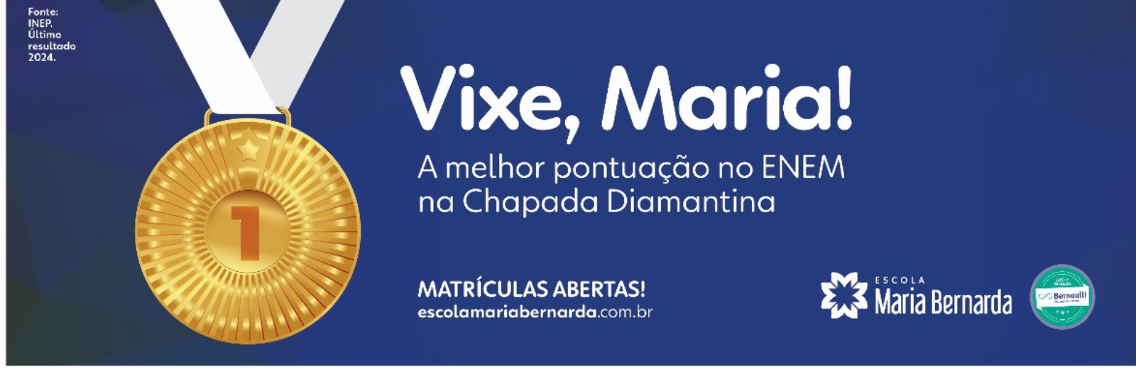 Banner Principal - Escola Maria Bernarda